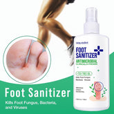 Tea Tree Oil Foot Sanitizer Spray for Dry Cracked Feet, Nail Fungus, Jock Itch, Ringworm, Cracked Heels, and Itchy Skin | Foot Spray
