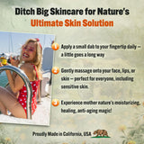 Whipped Beef Tallow and Honey Balm Moisturizer for Skin, Face, Lips, Body - Unscented